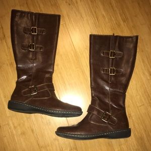 Brown B.O.C. knee-high boots. Barely worn!